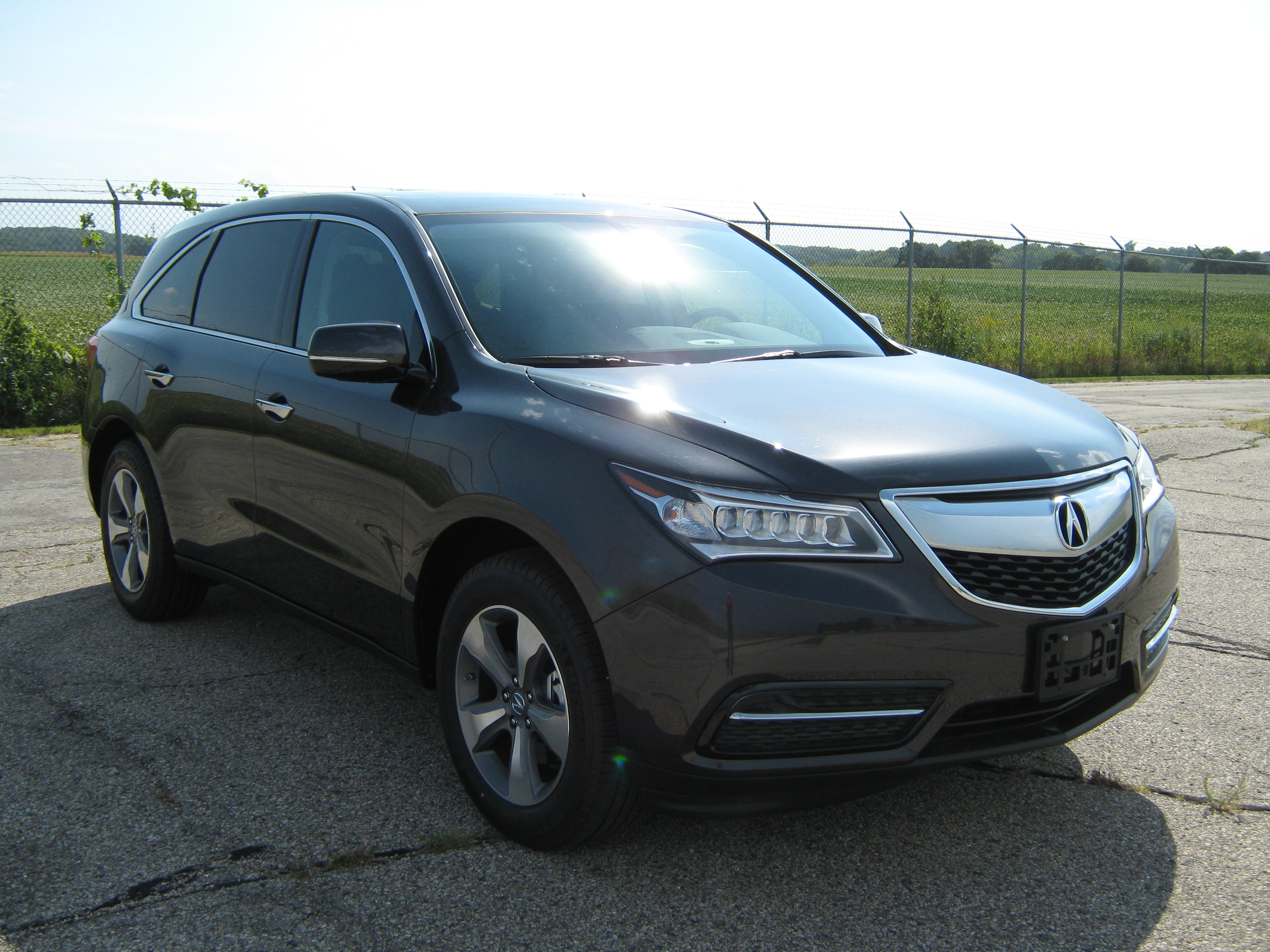 2014 ACURA MDX crash-test photo