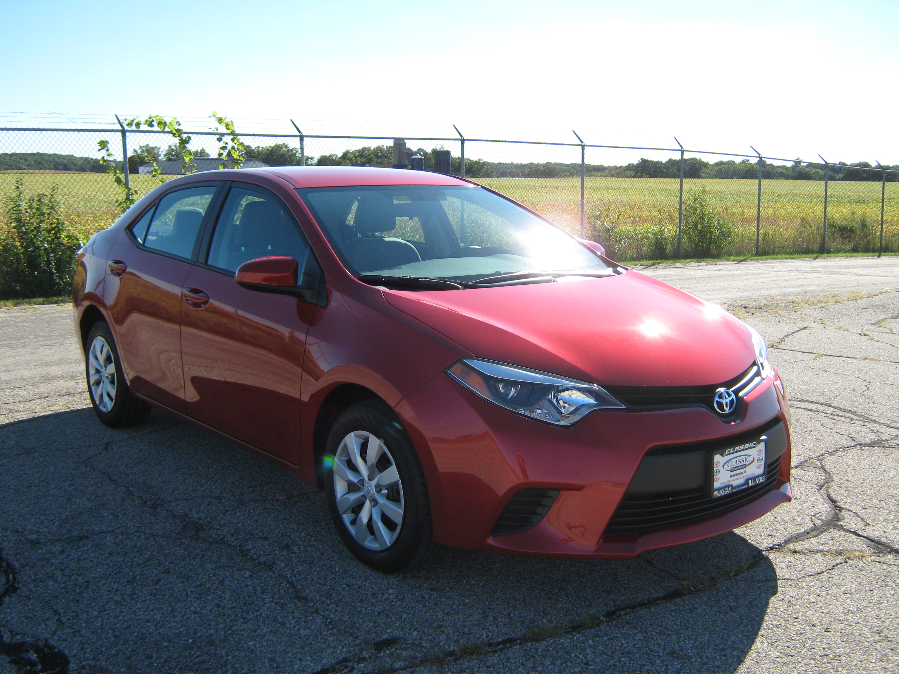 2014 TOYOTA COROLLA crash image