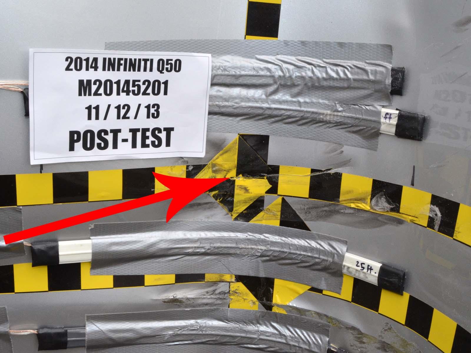 2014 INFINITI Q50 crash image 20