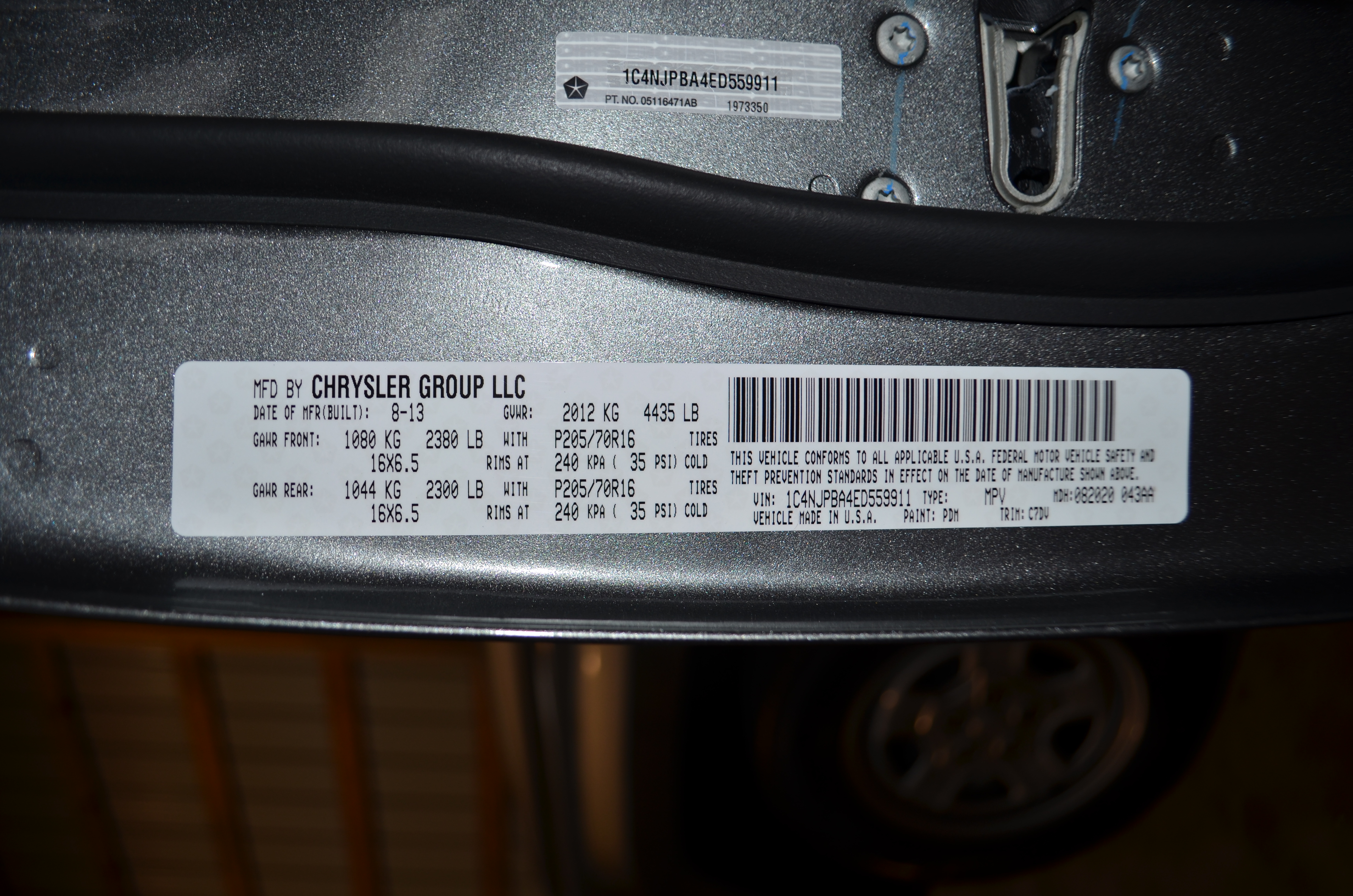 2014 JEEP PATRIOT crash image 2