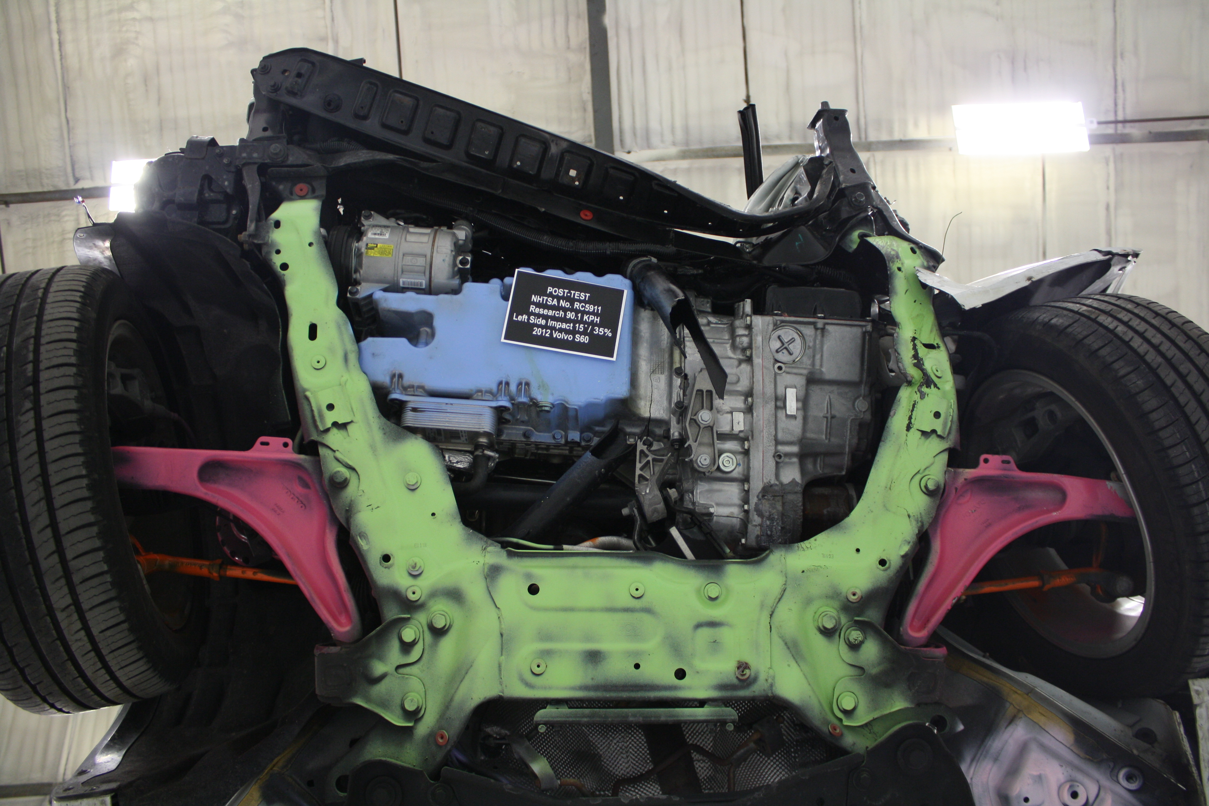 2012 VOLVO S60 crash image