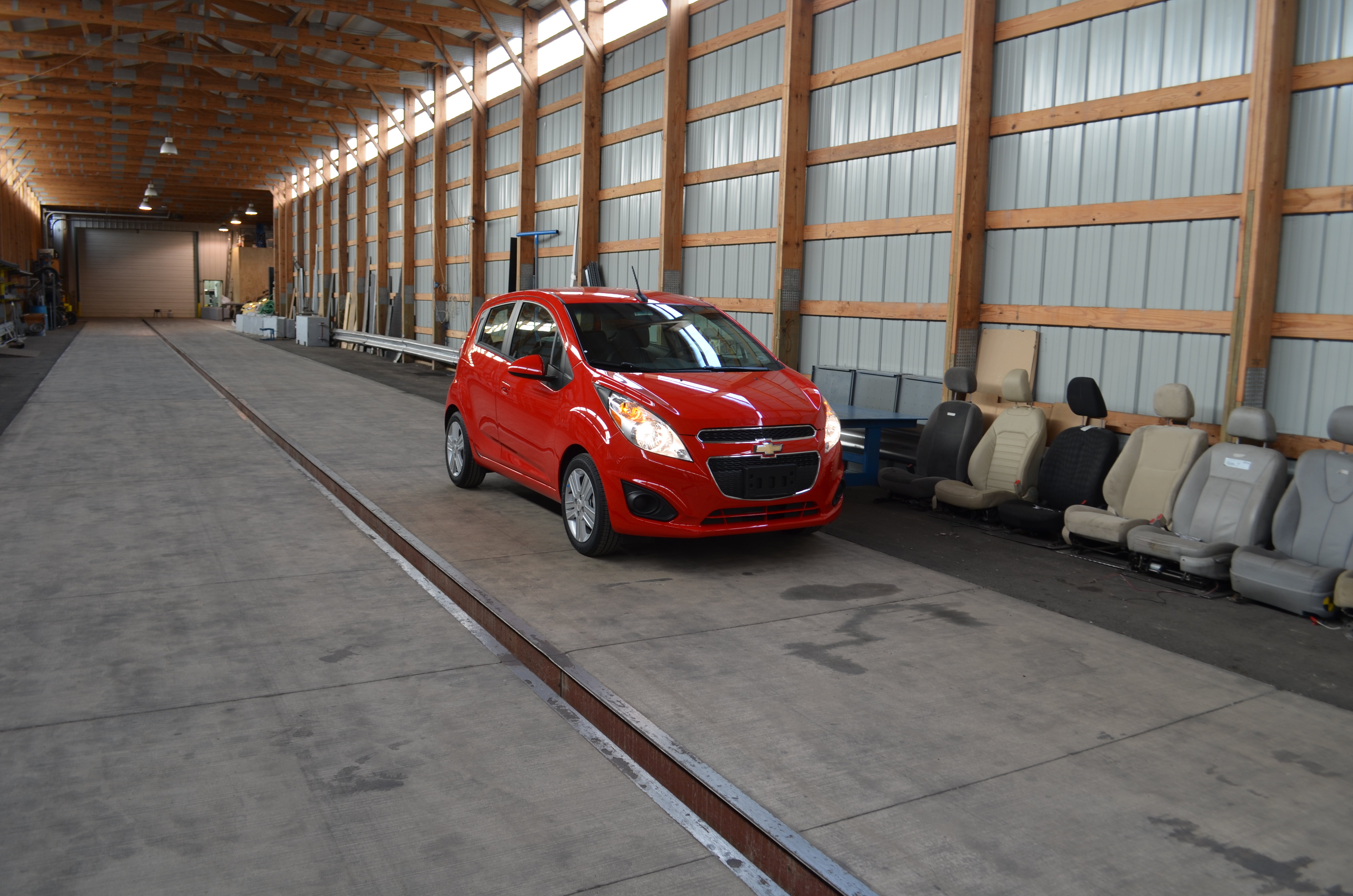 2014 CHEVROLET SPARK crash image