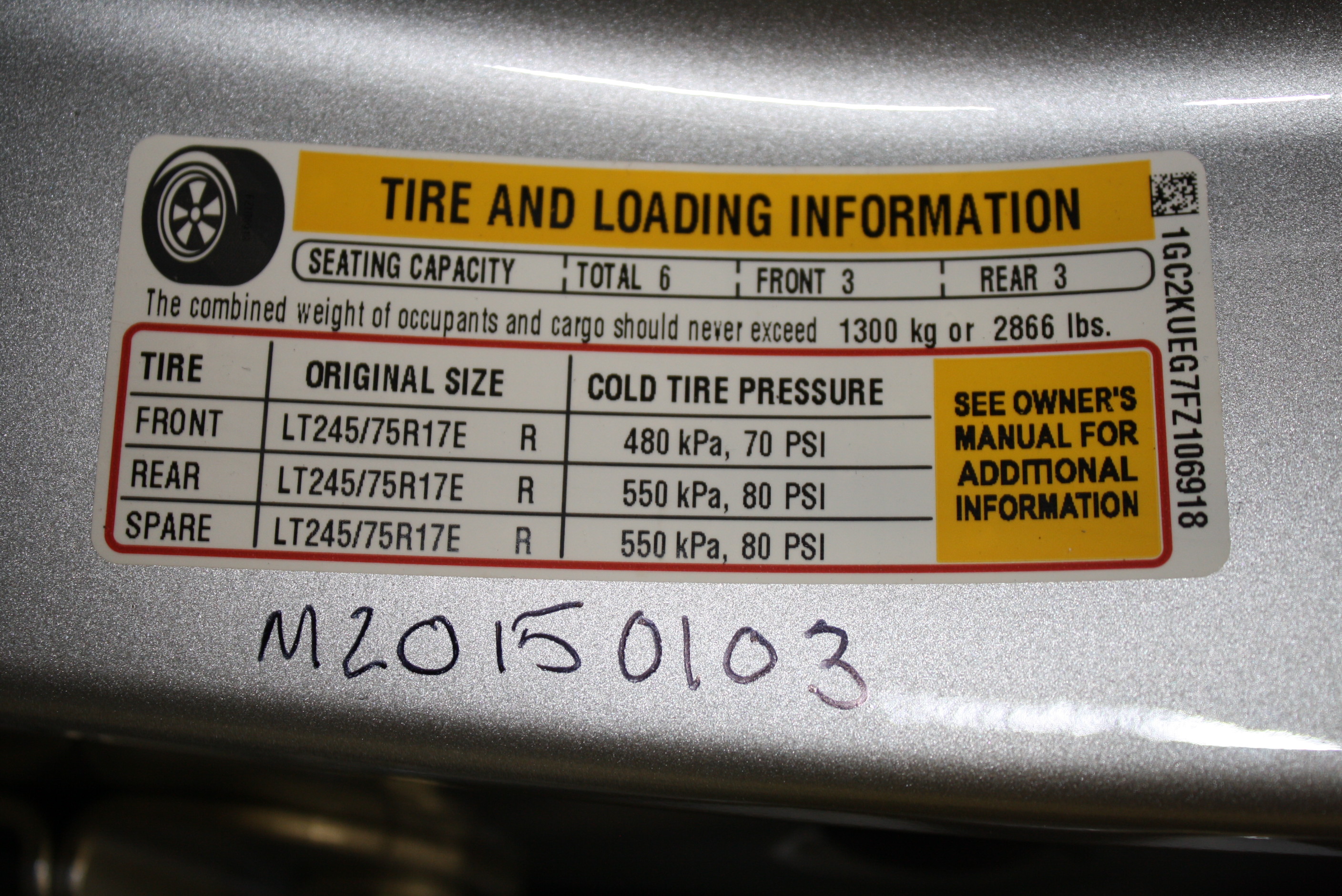 2015 CHEVROLET SILVERADO2500 crash image 4