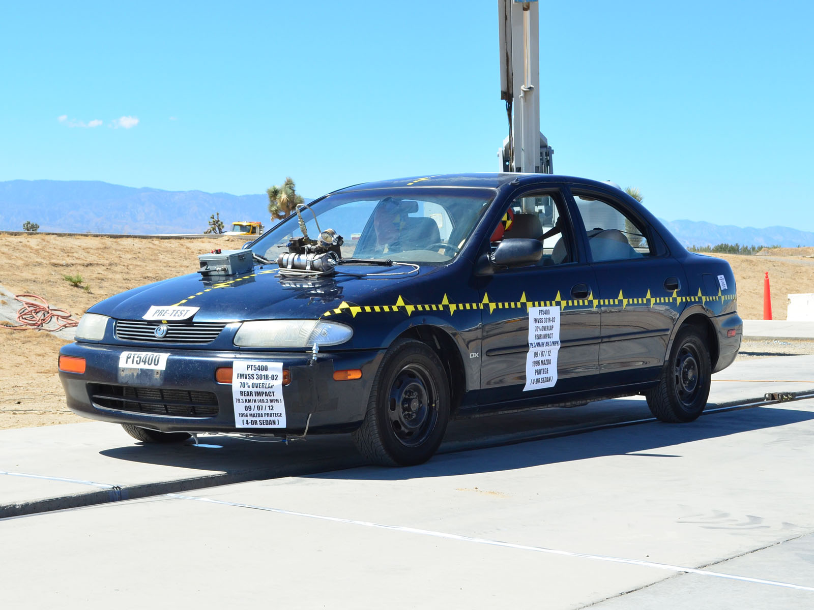 1996 MAZDA PROTEGE5 crash-test photo