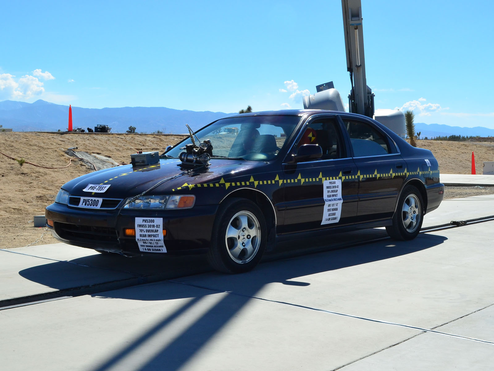 1997 HONDA ACCORD crash-test photo