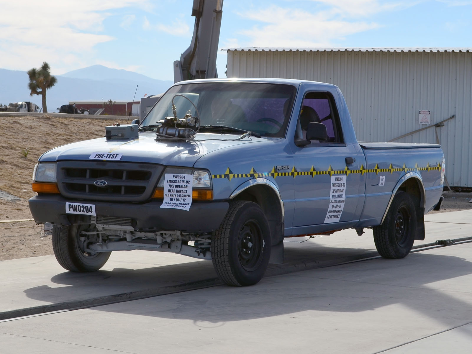 1998 FORD RANGER crash-test photo