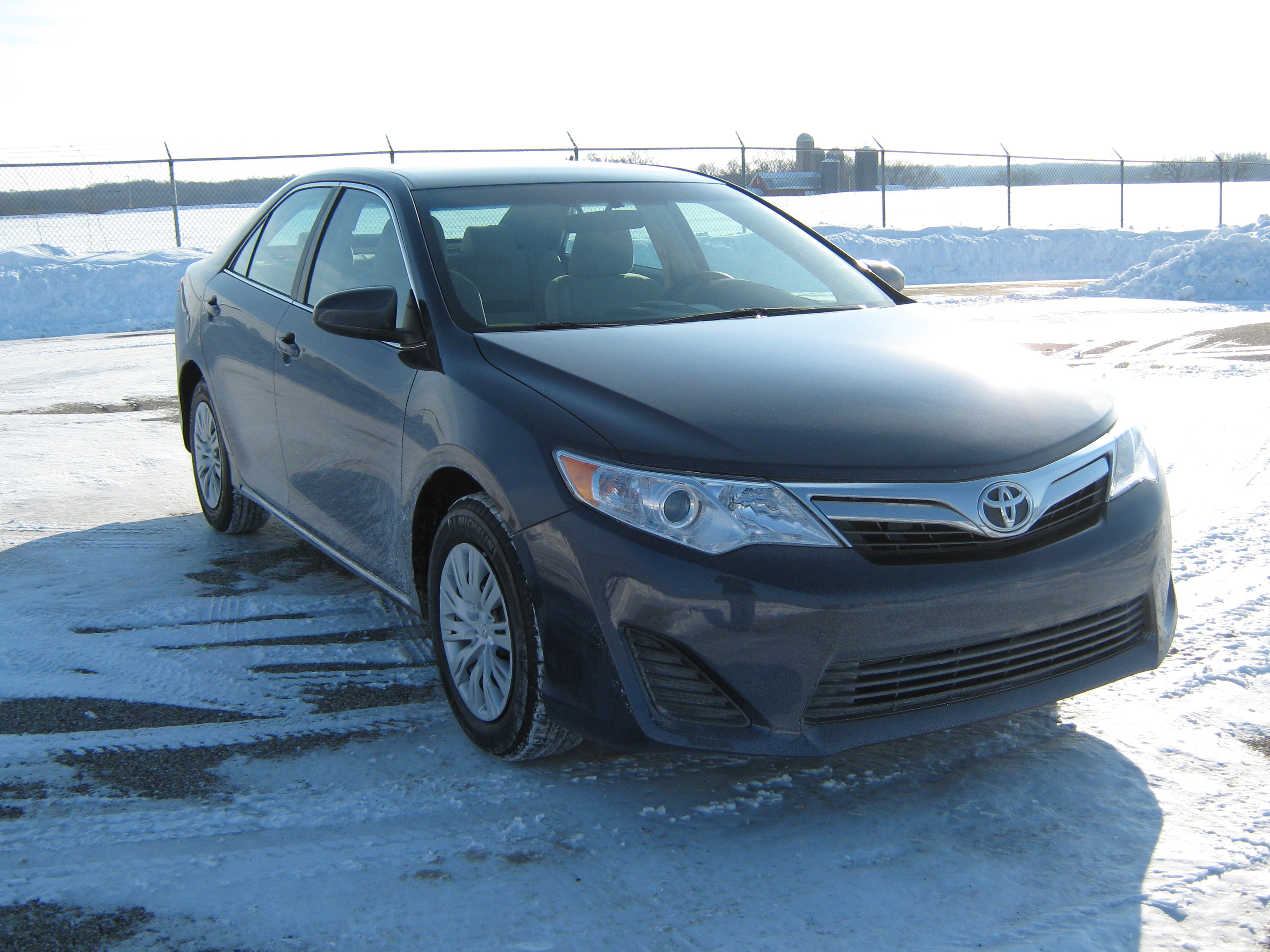 2014 TOYOTA CAMRY crash image
