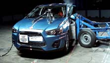 2014 MITSUBISHI OUTLANDER SPORT crash-test photo
