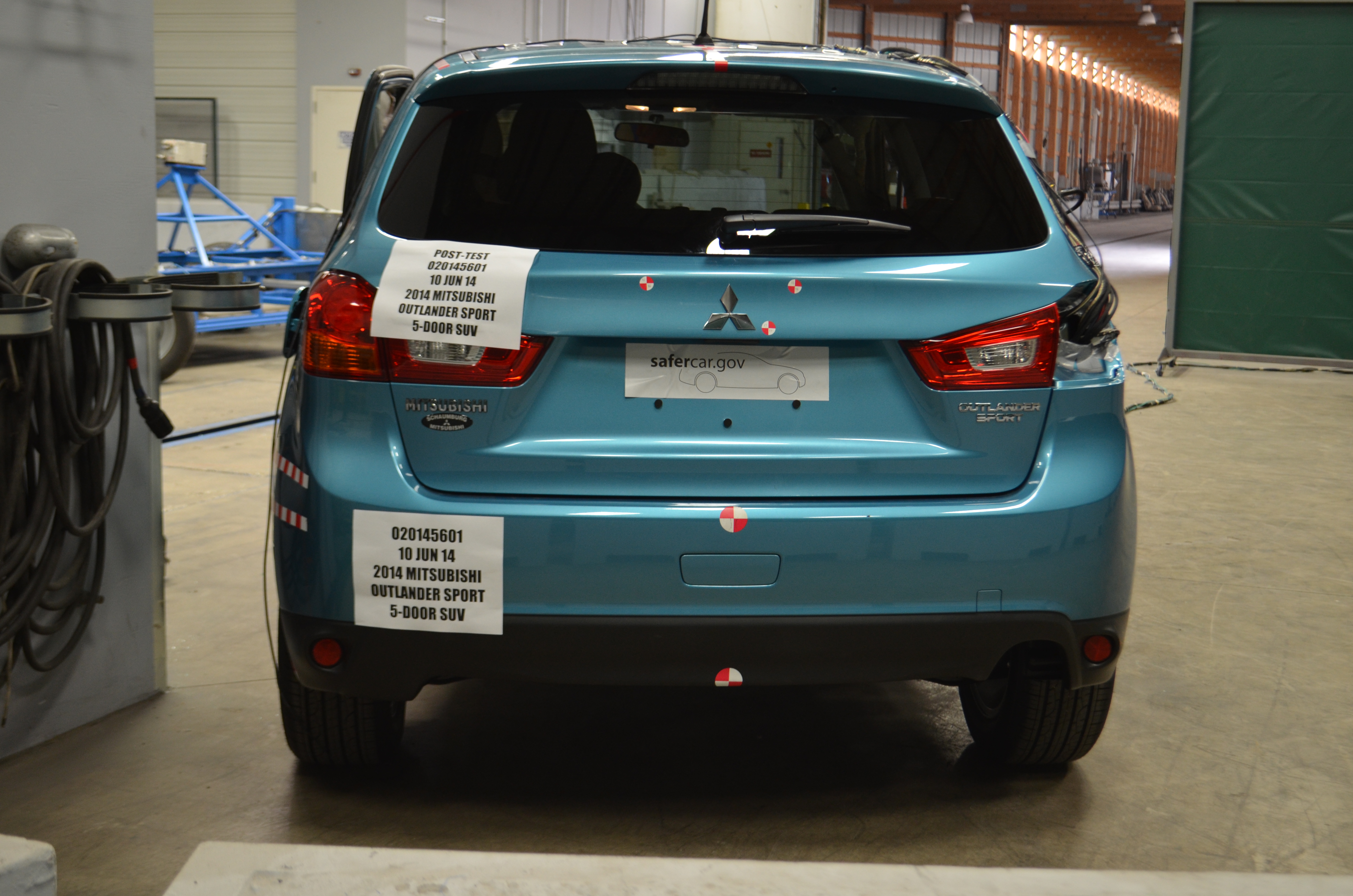 2014 MITSUBISHI OUTLANDER SPORT crash image 13