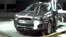 2014 MITSUBISHI OUTLANDER SPORT crash image