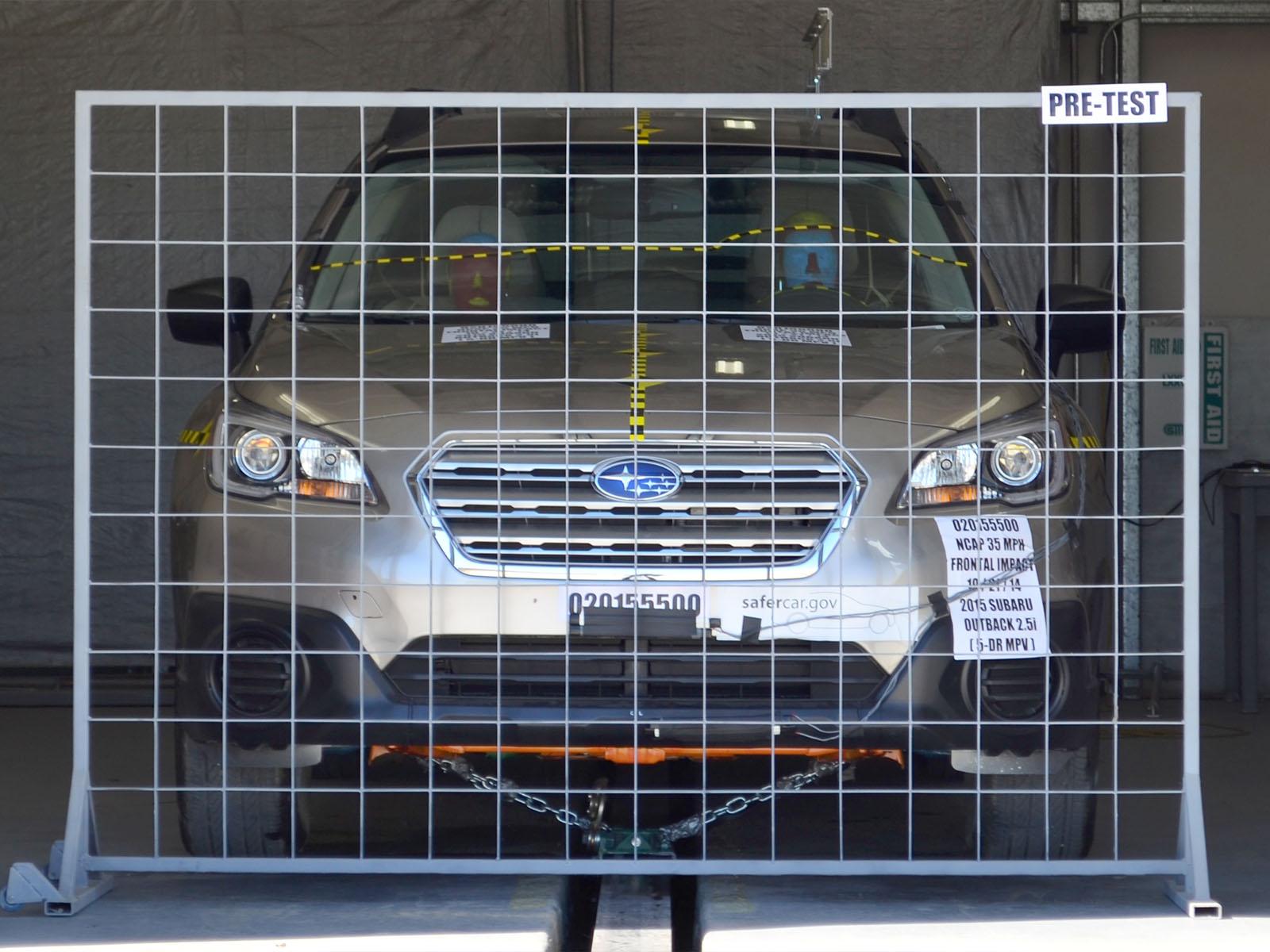 2015 SUBARU OUTBACK crash image