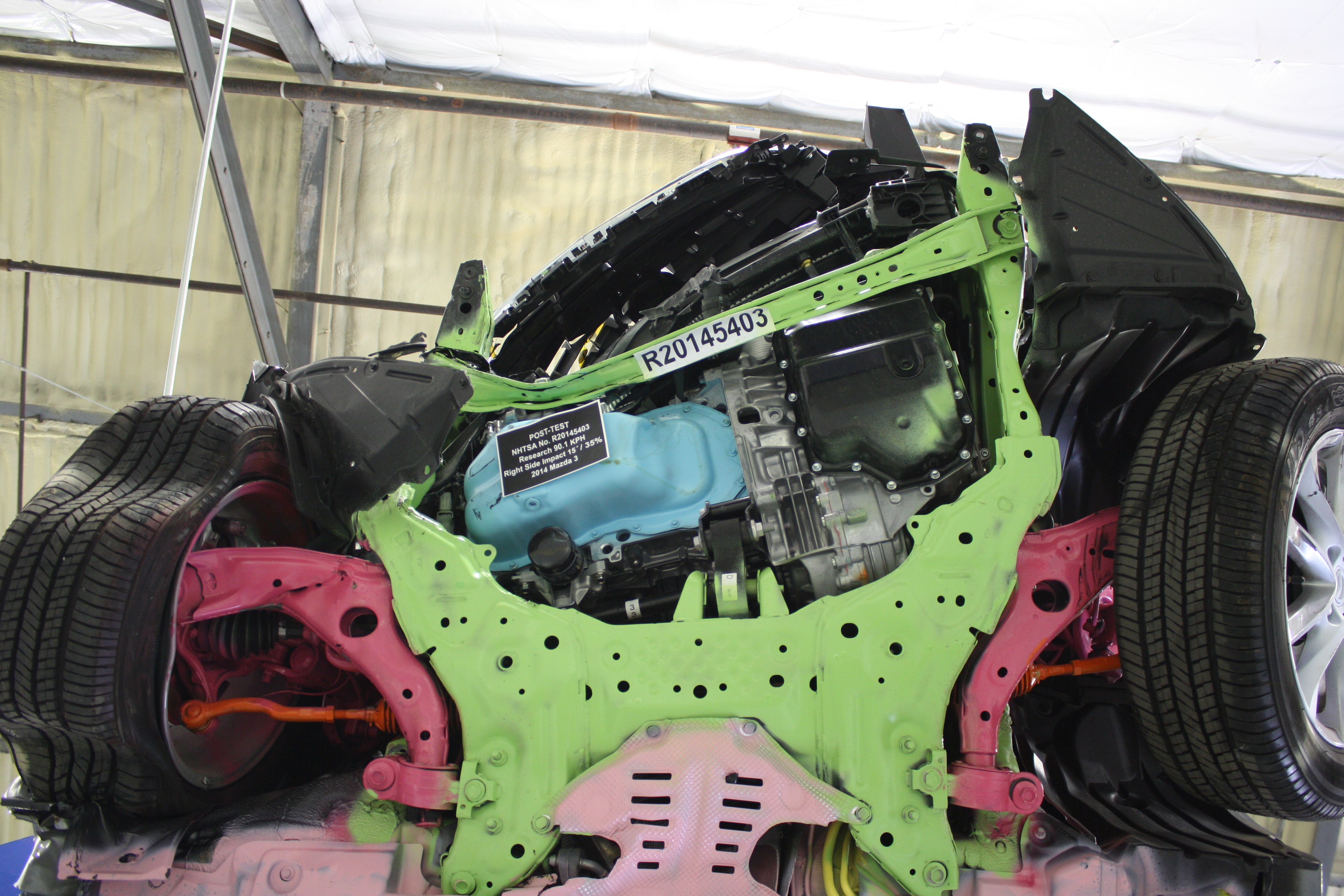 2014 MAZDA MAZDA3 crash image