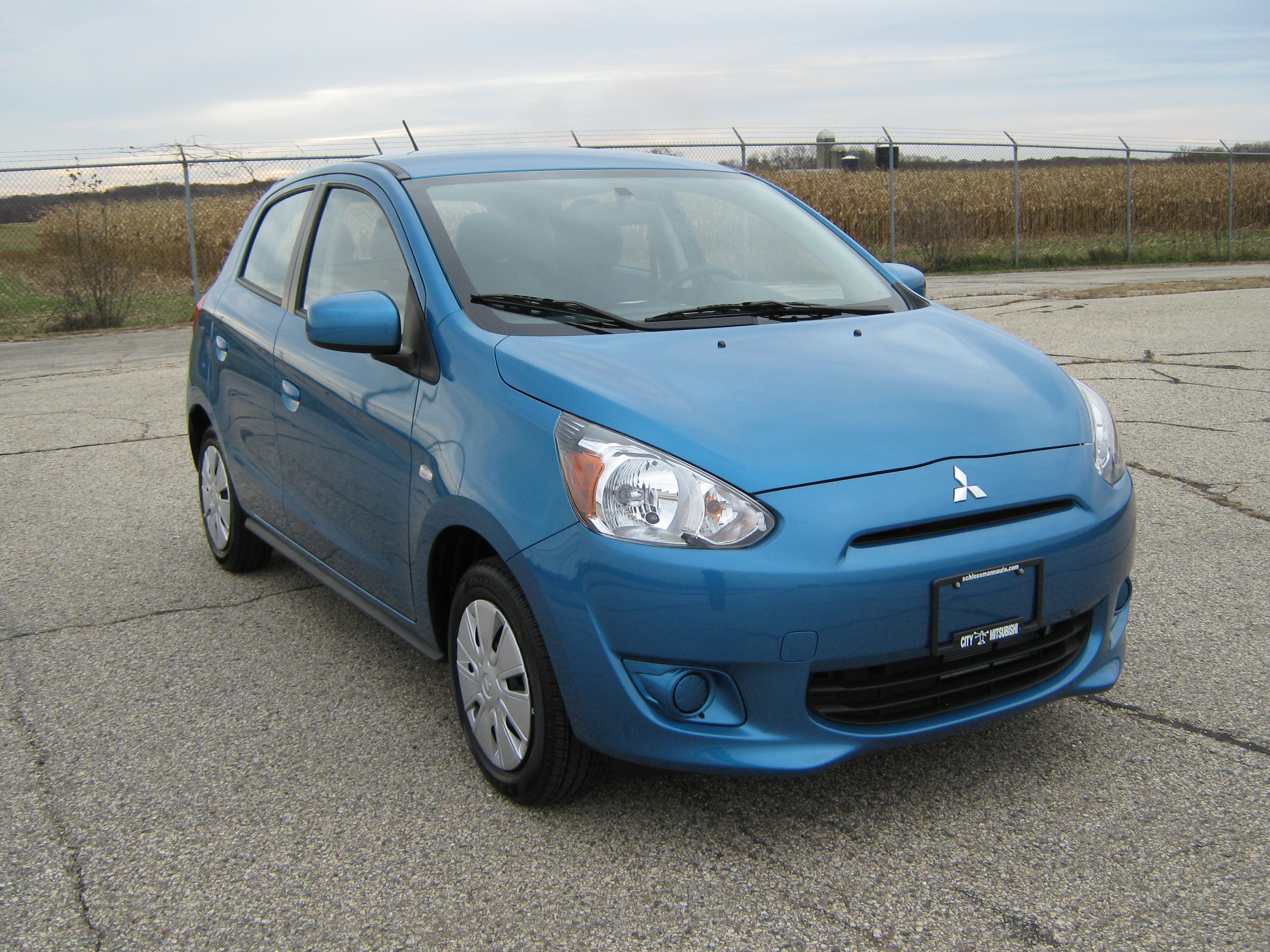 2015 MITSUBISHI MIRAGE crash image
