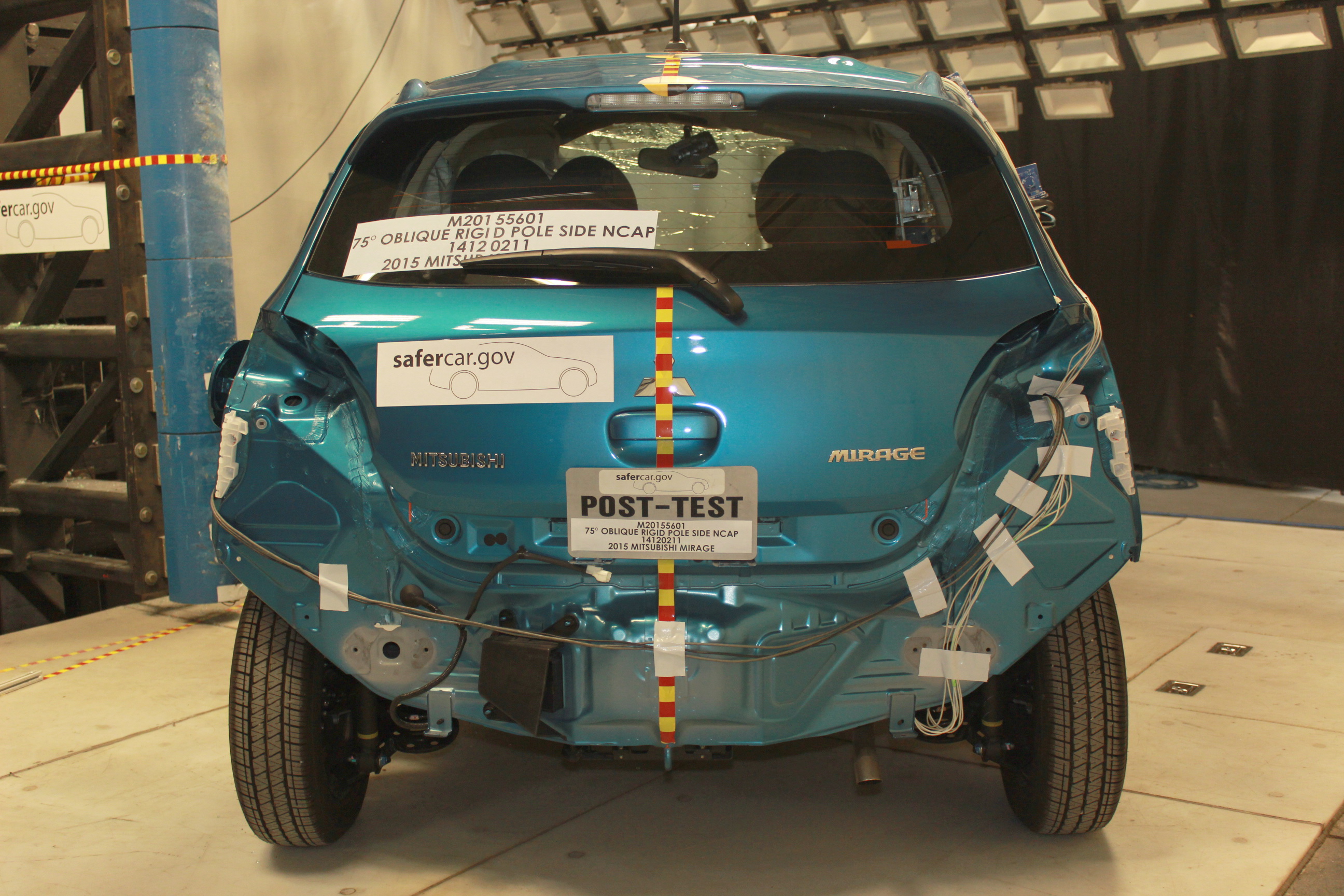 2015 MITSUBISHI MIRAGE crash image 12