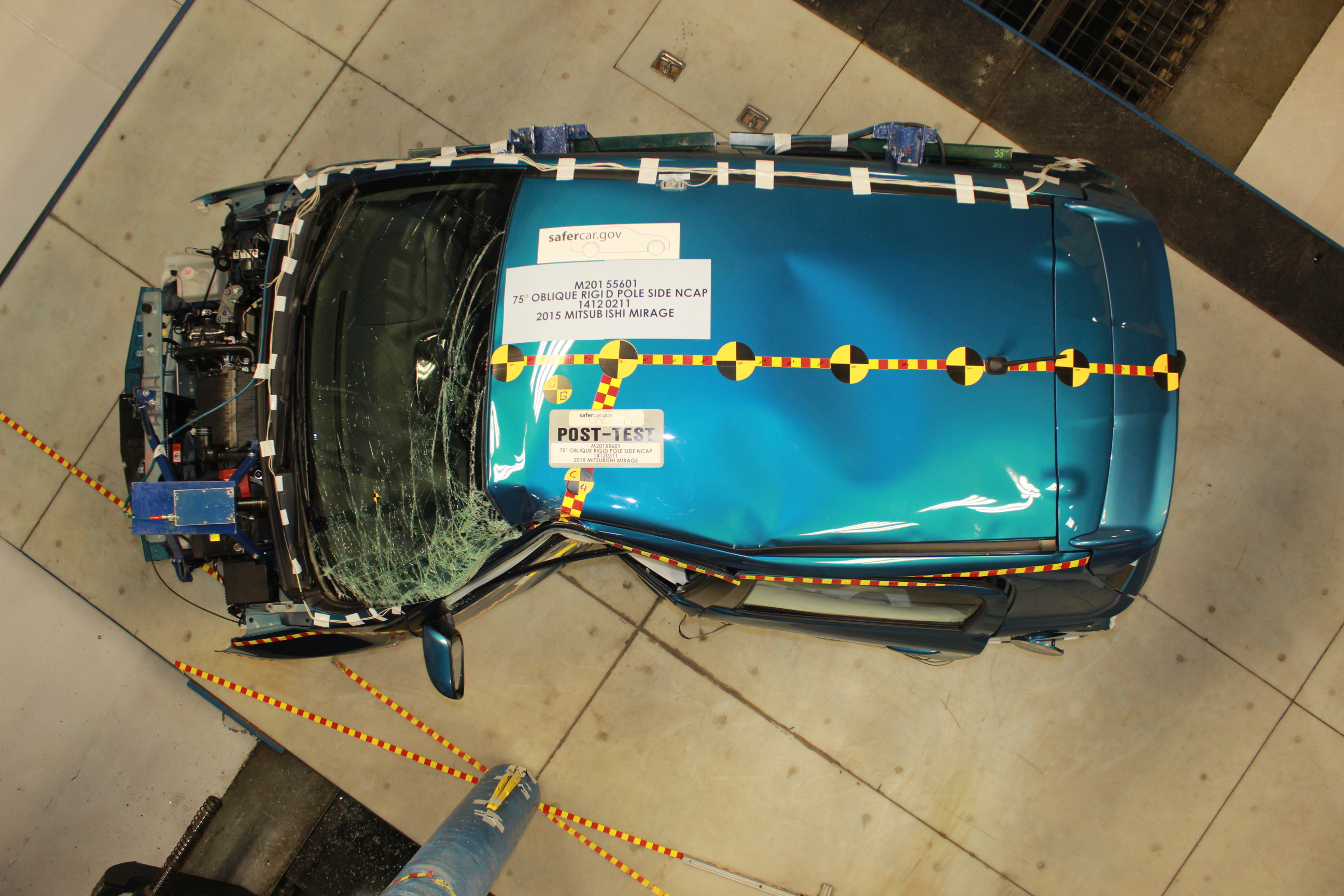 2015 MITSUBISHI MIRAGE crash image 16