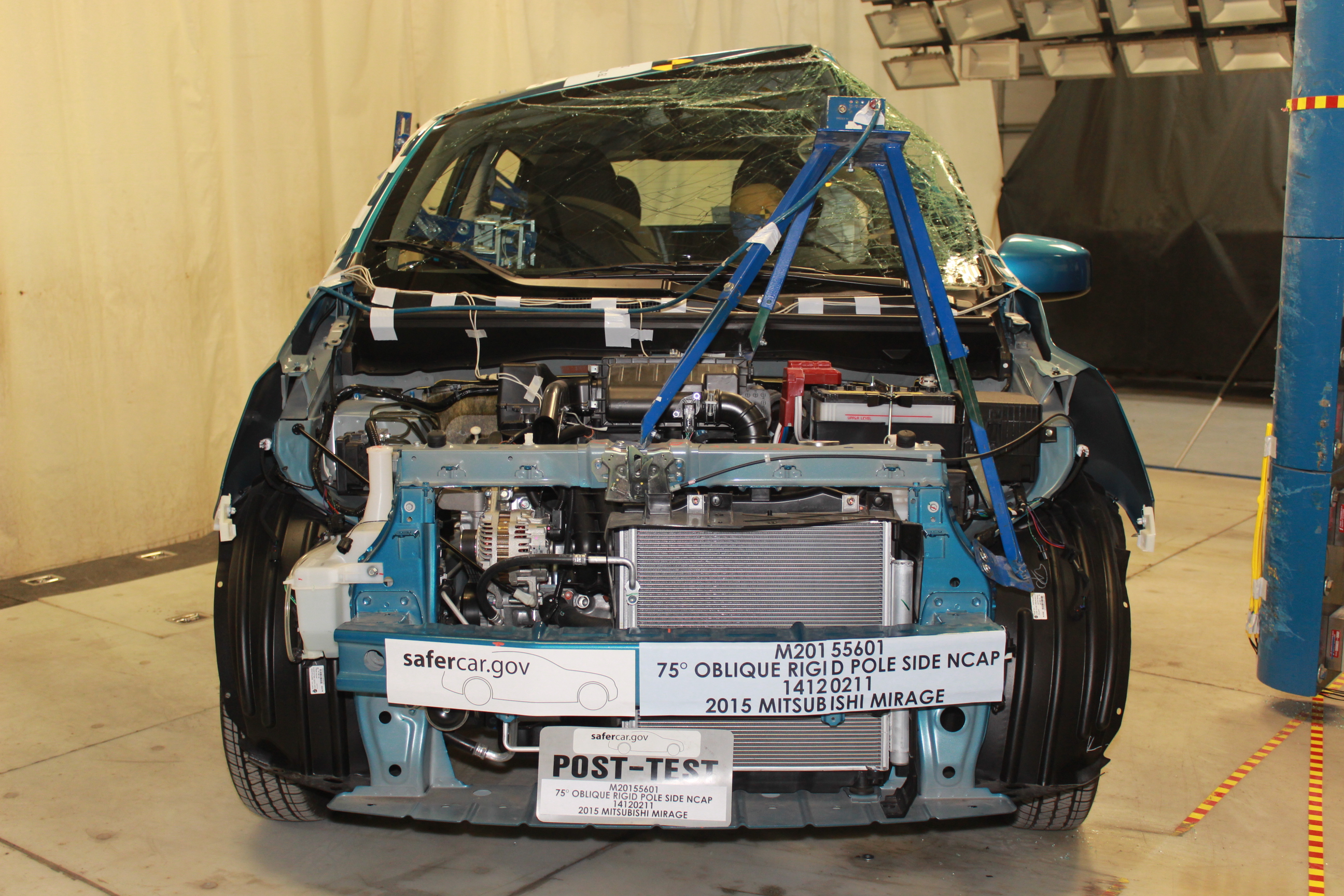 2015 MITSUBISHI MIRAGE crash image 4