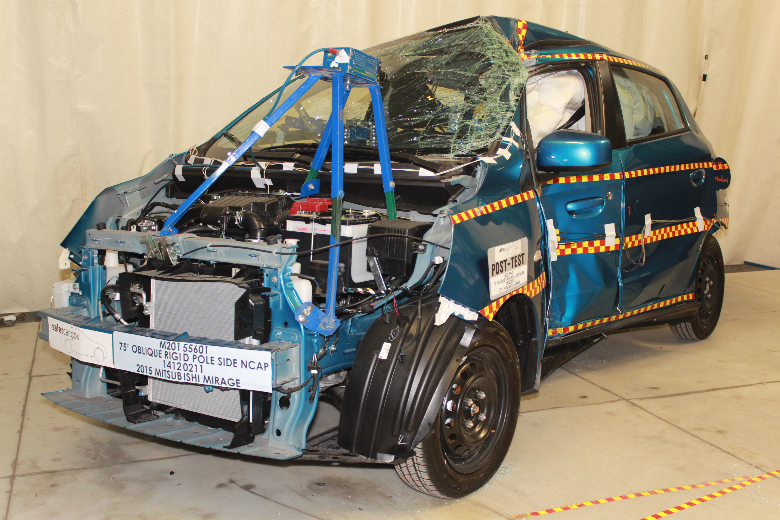 2015 MITSUBISHI MIRAGE crash image 6