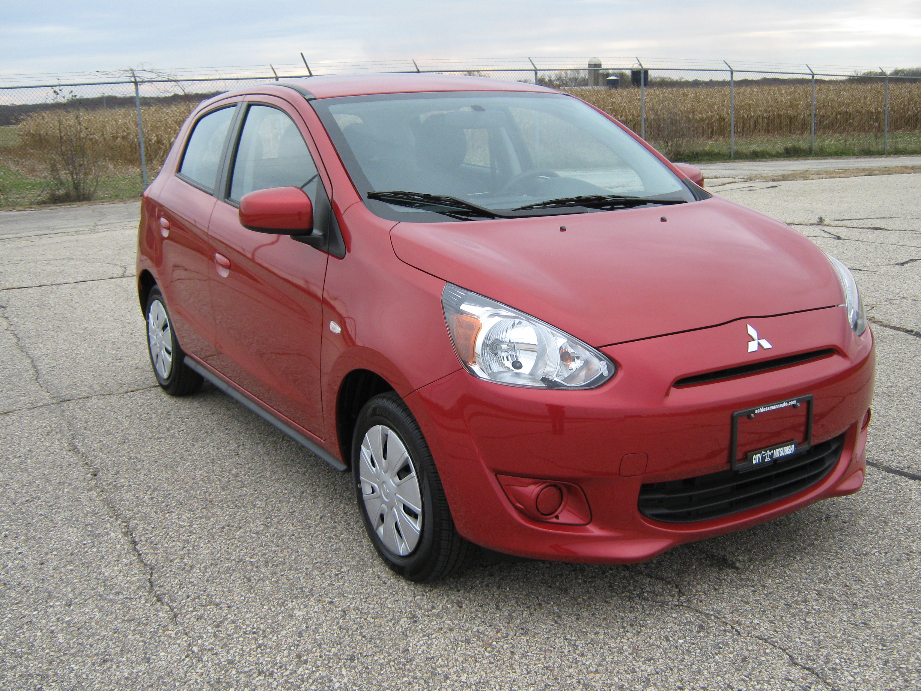 2015 MITSUBISHI MIRAGE crash image