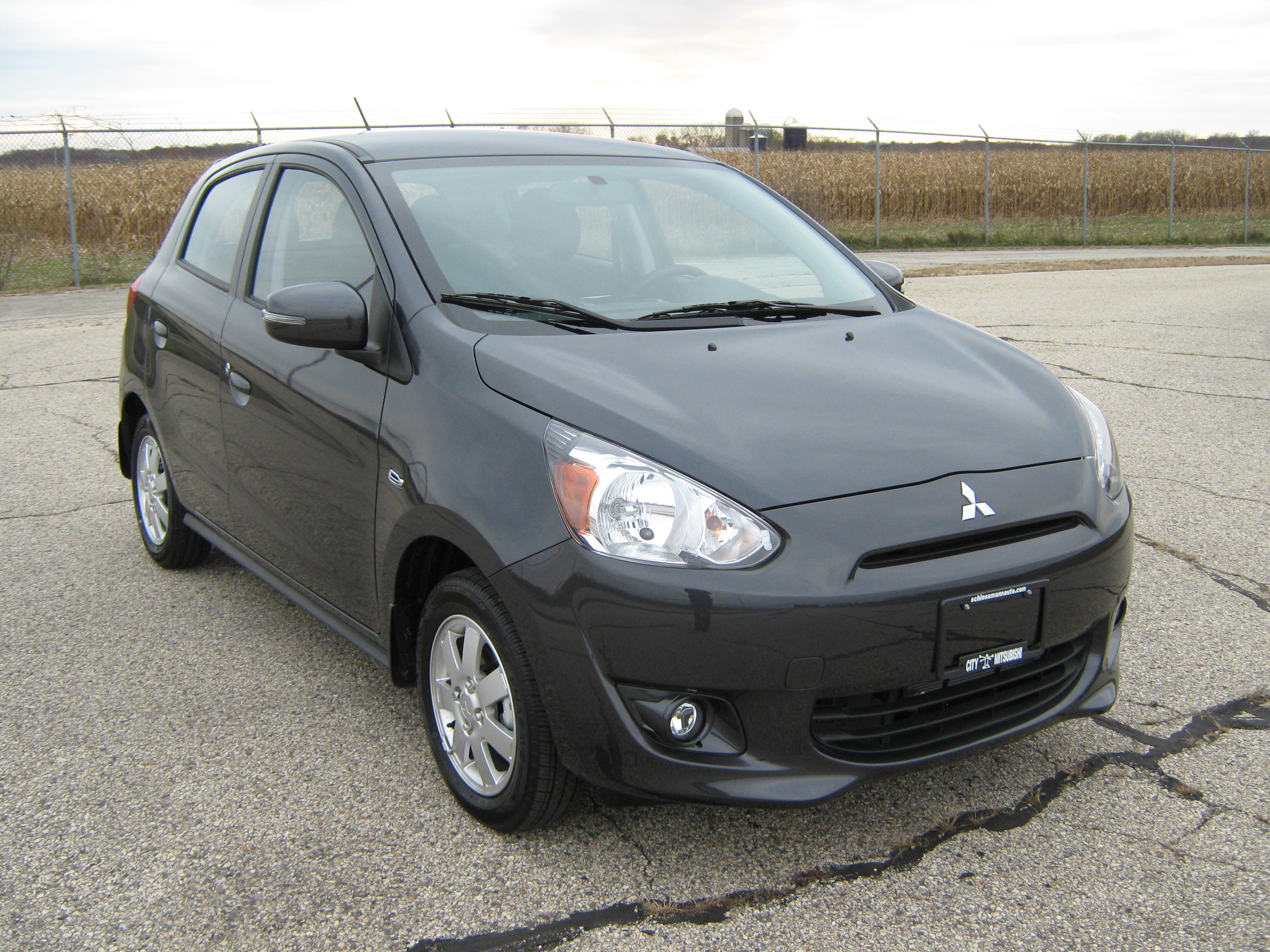2015 MITSUBISHI MIRAGE crash image