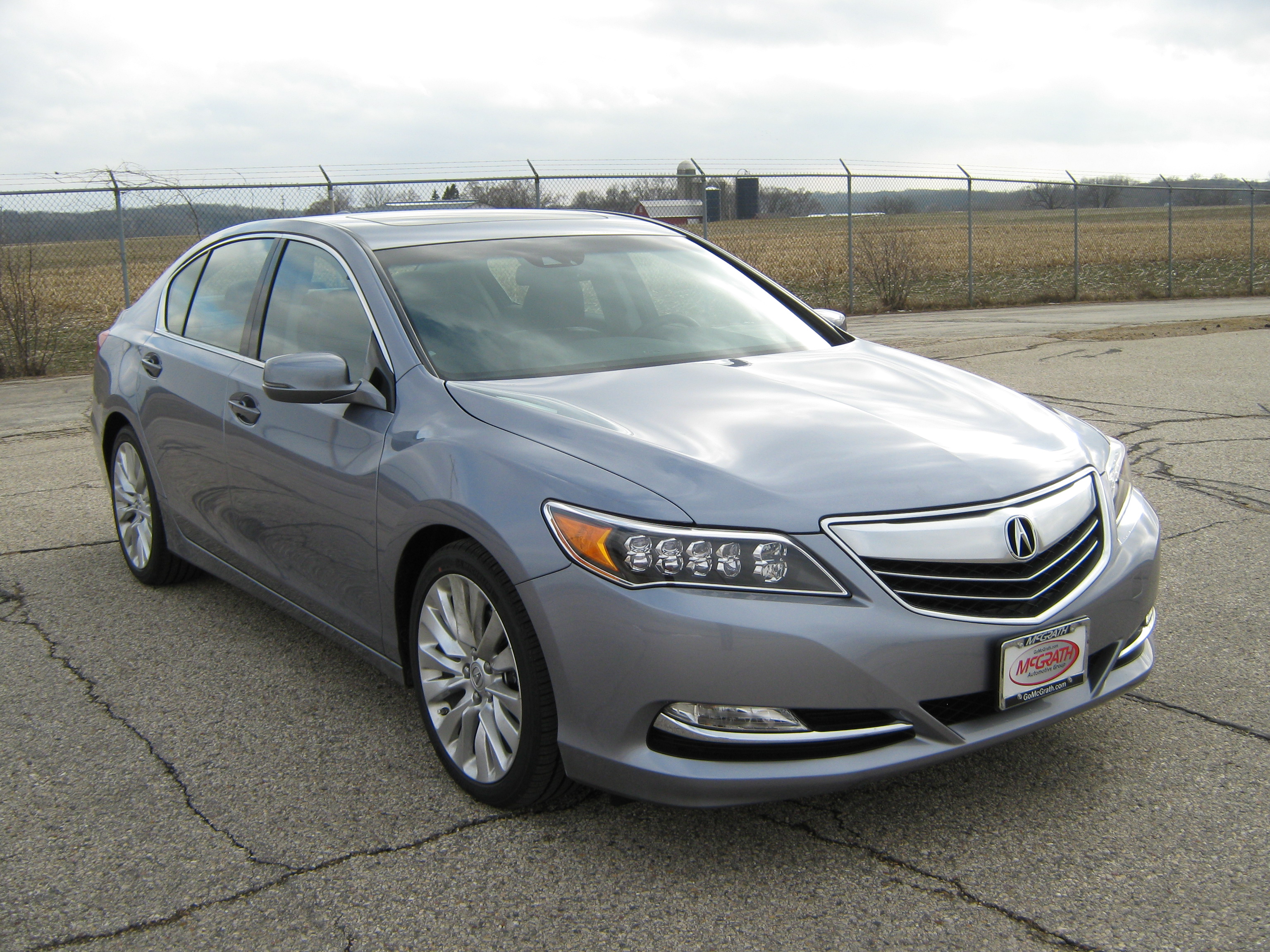 2015 ACURA RLX crash-test photo