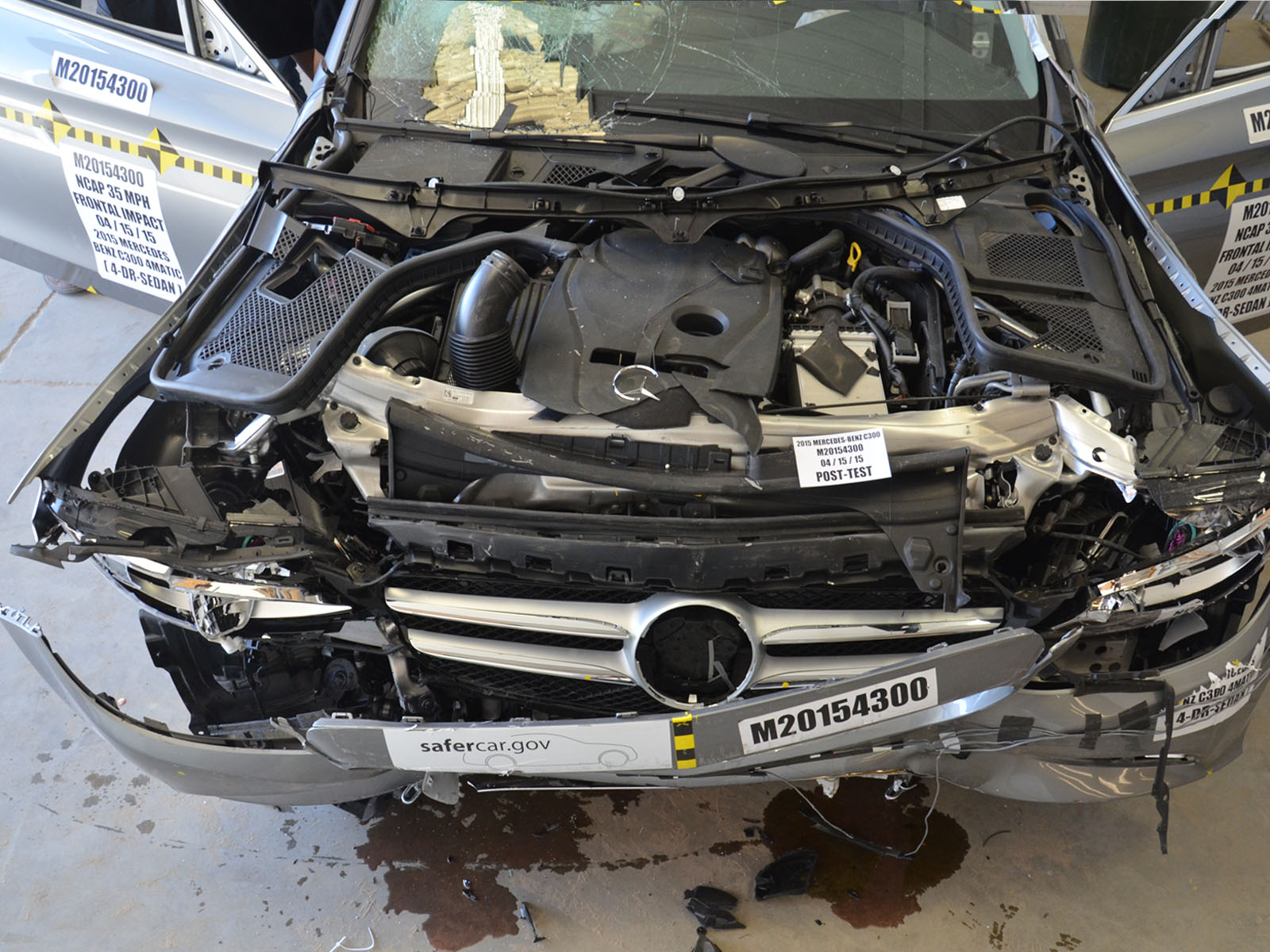 2015 MERCEDES C300 crash image 20