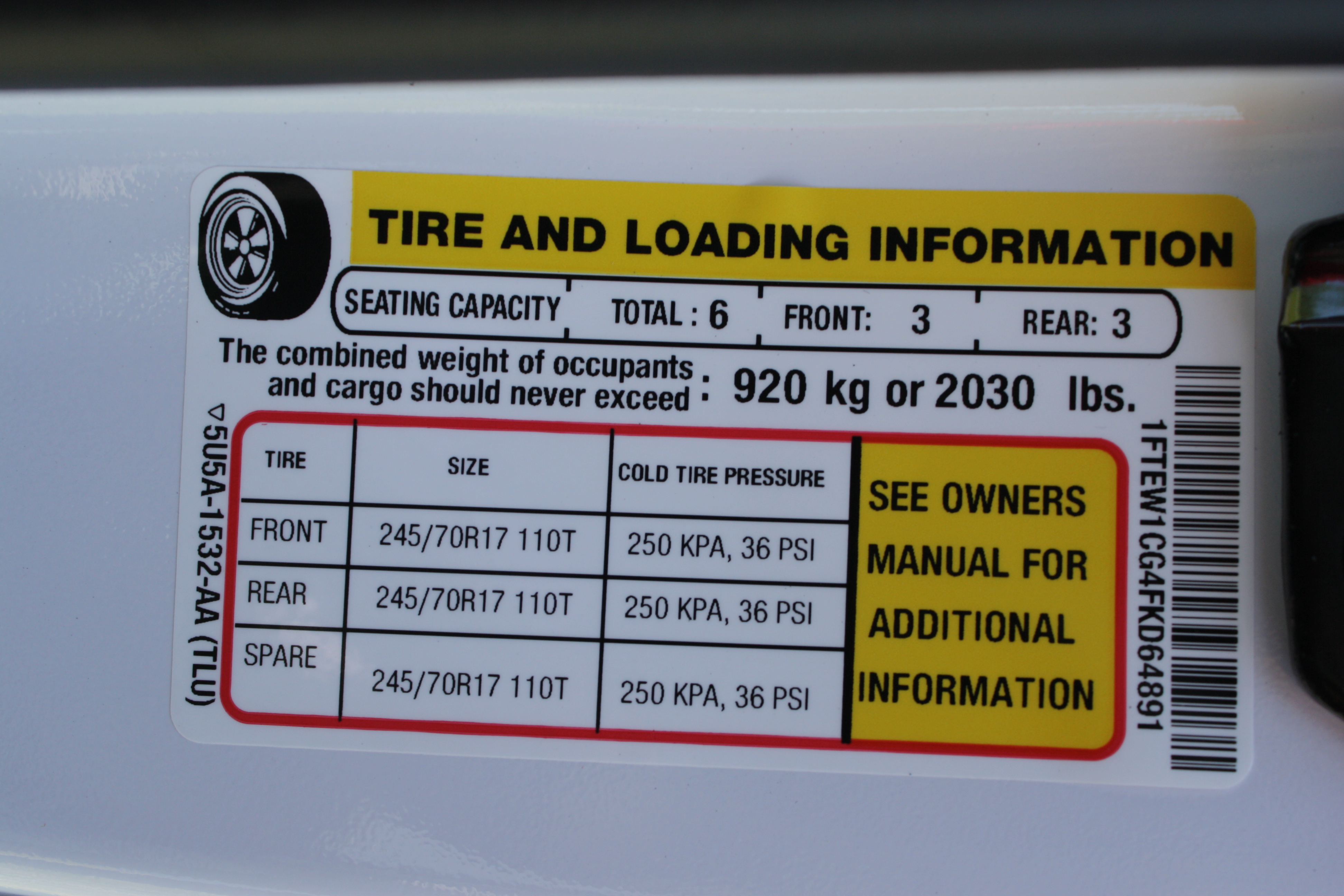 2015 FORD F150 SUPERCREW crash image 5