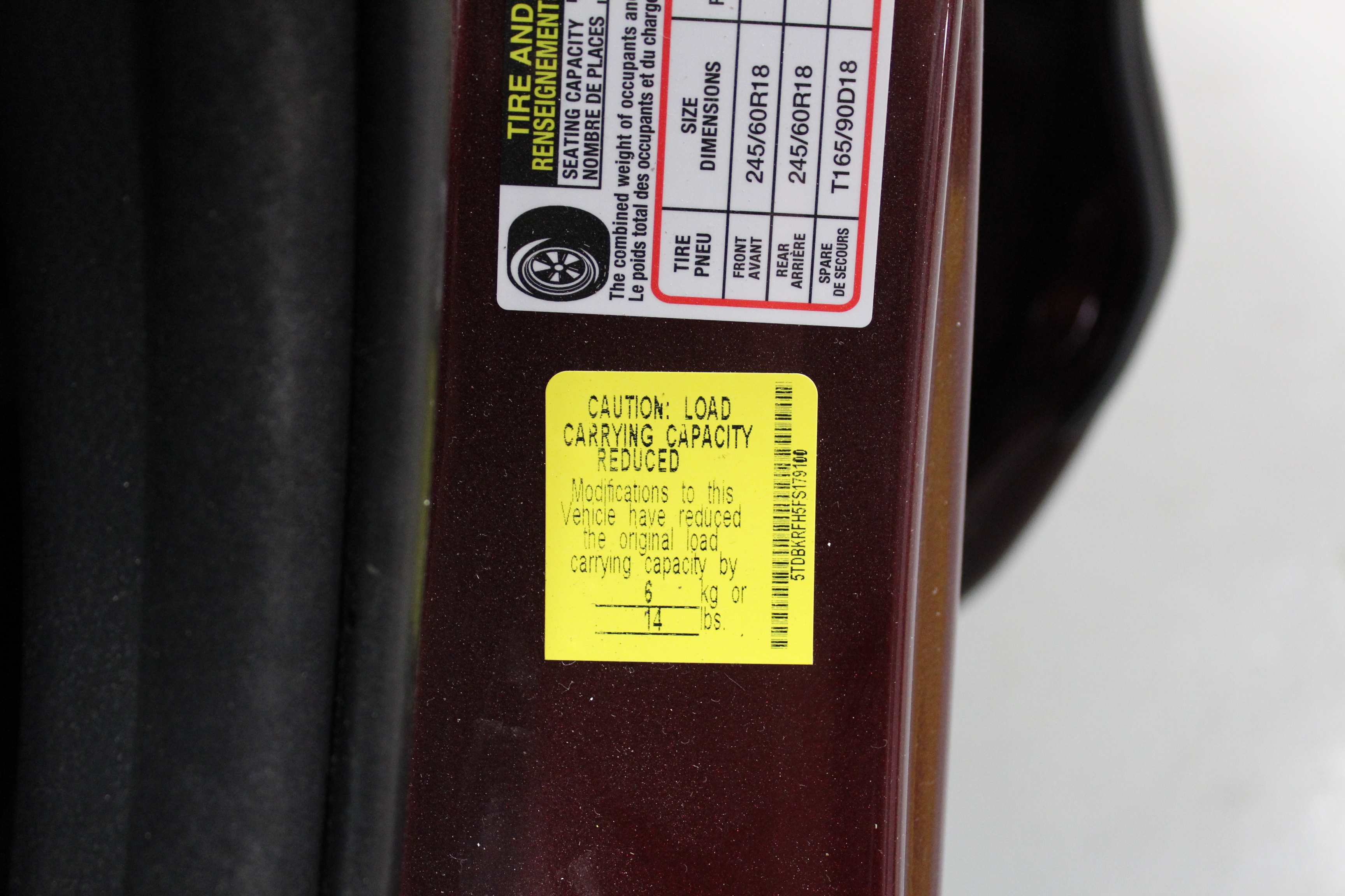 2015 TOYOTA HIGHLANDER crash image