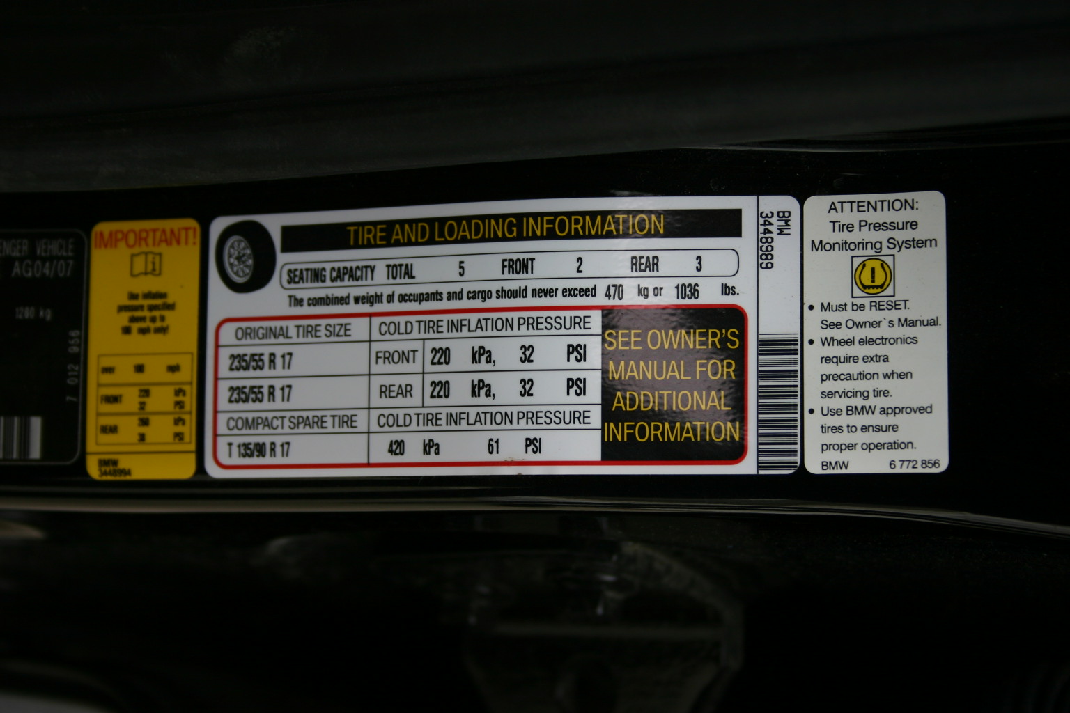 2007 BMW X3 crash image 2