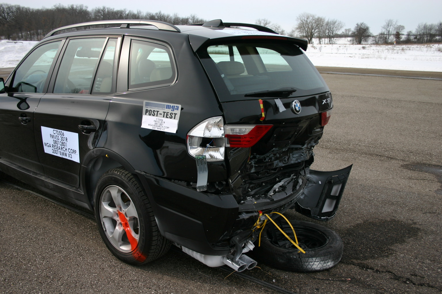 2007 BMW X3 crash image 8