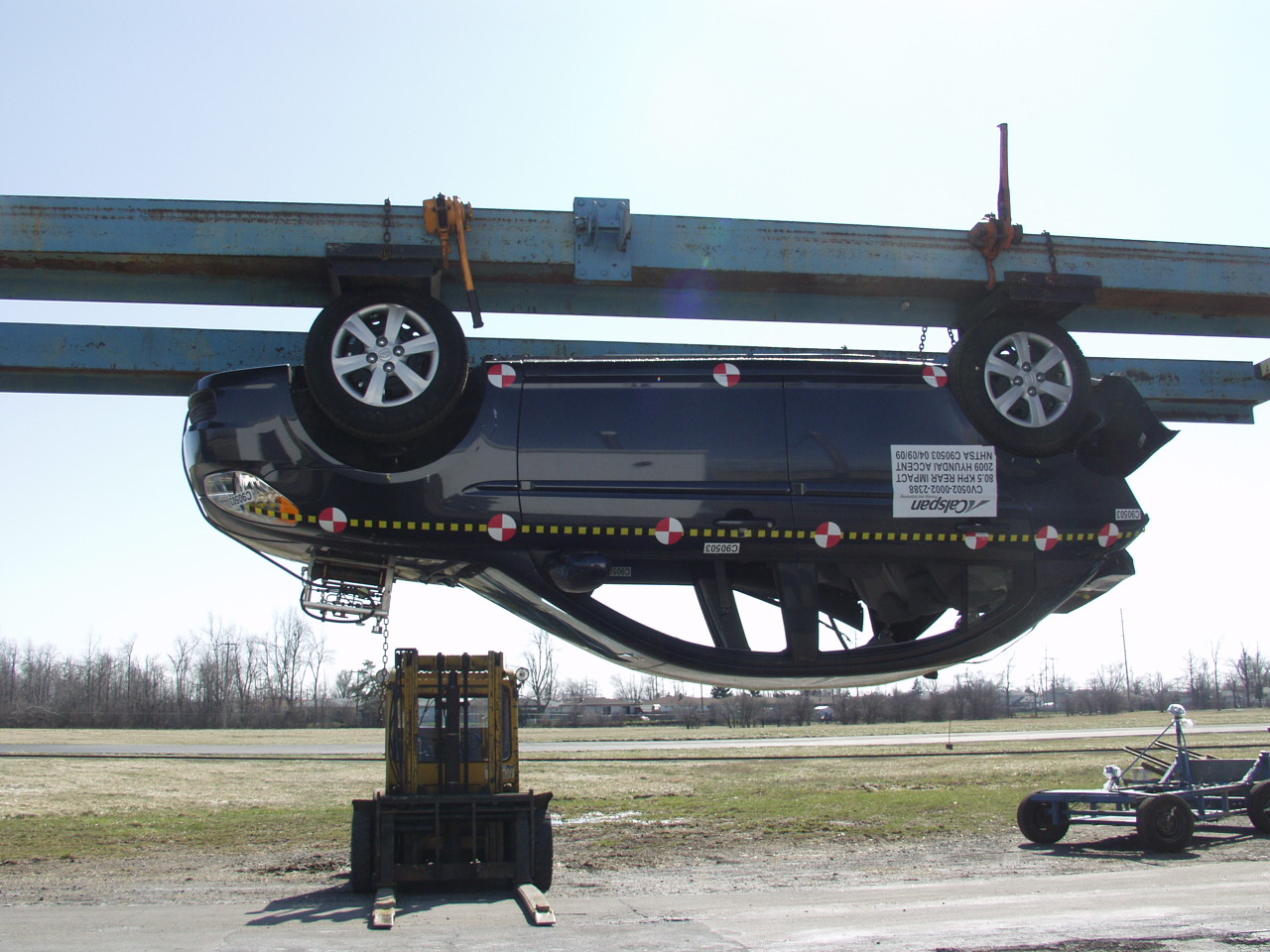 2009 HYUNDAI ACCENT crash-test photo