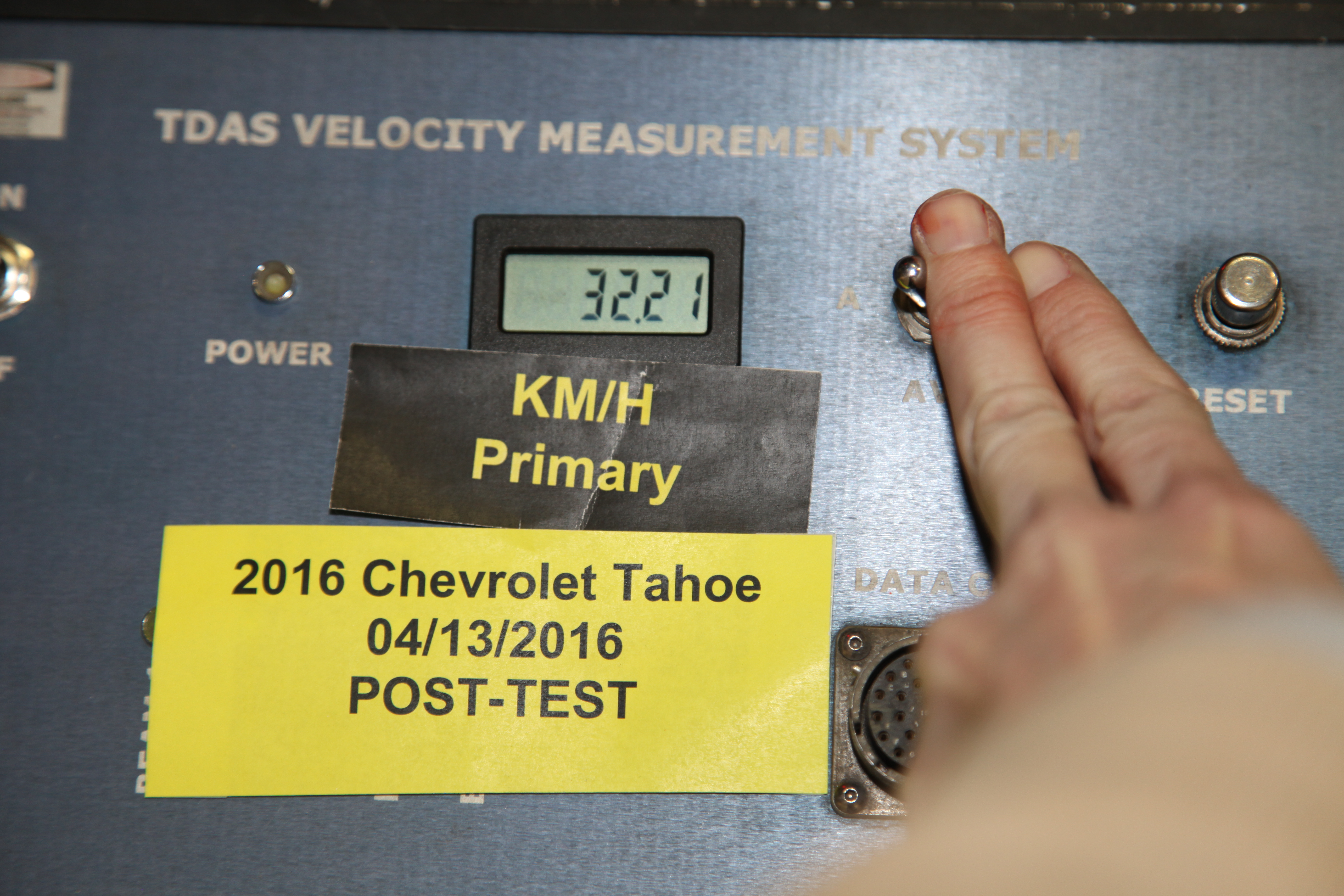 2016 CHEVROLET TAHOE crash-test photo