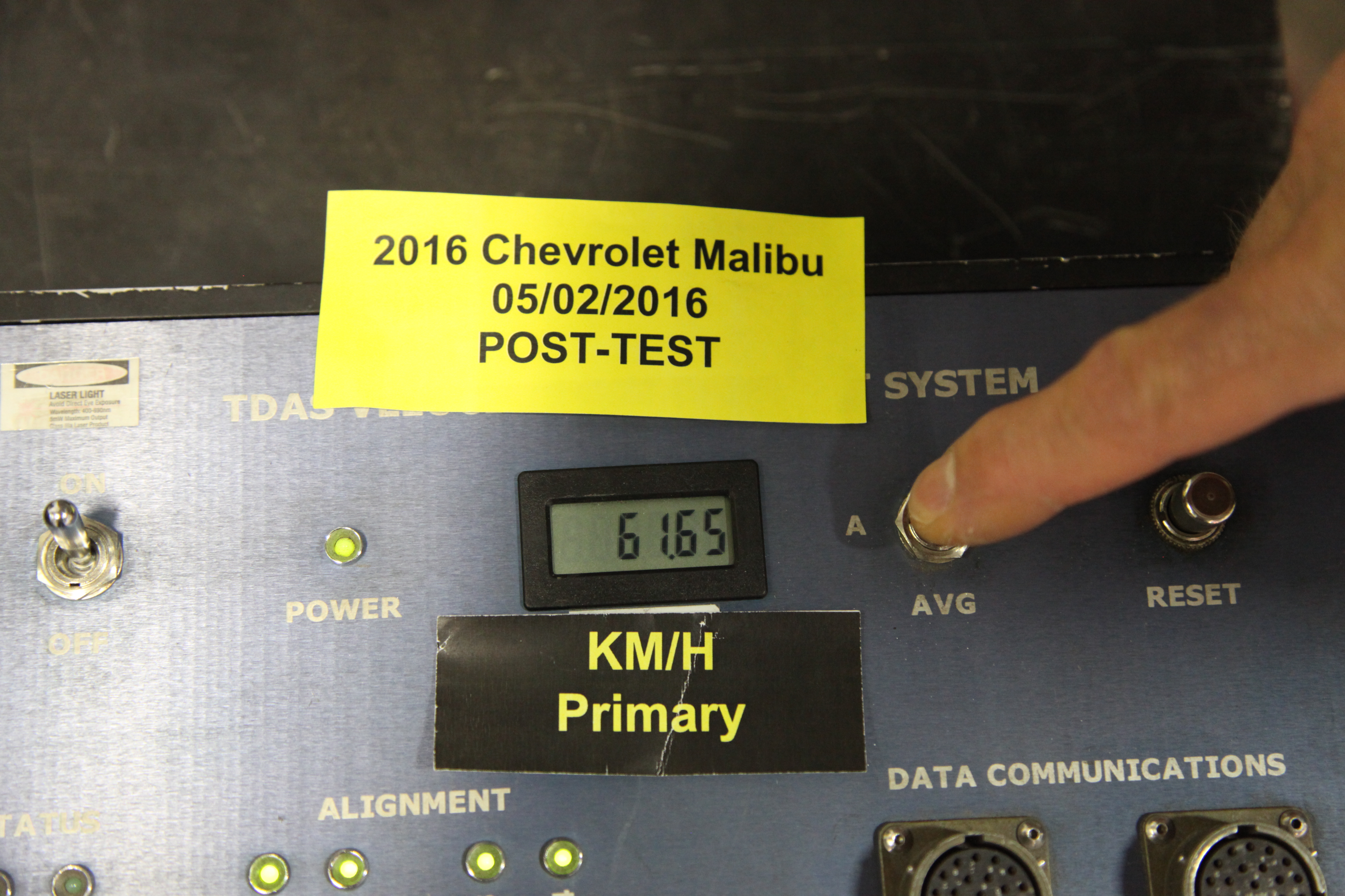 2016 CHEVROLET MALIBU crash-test photo
