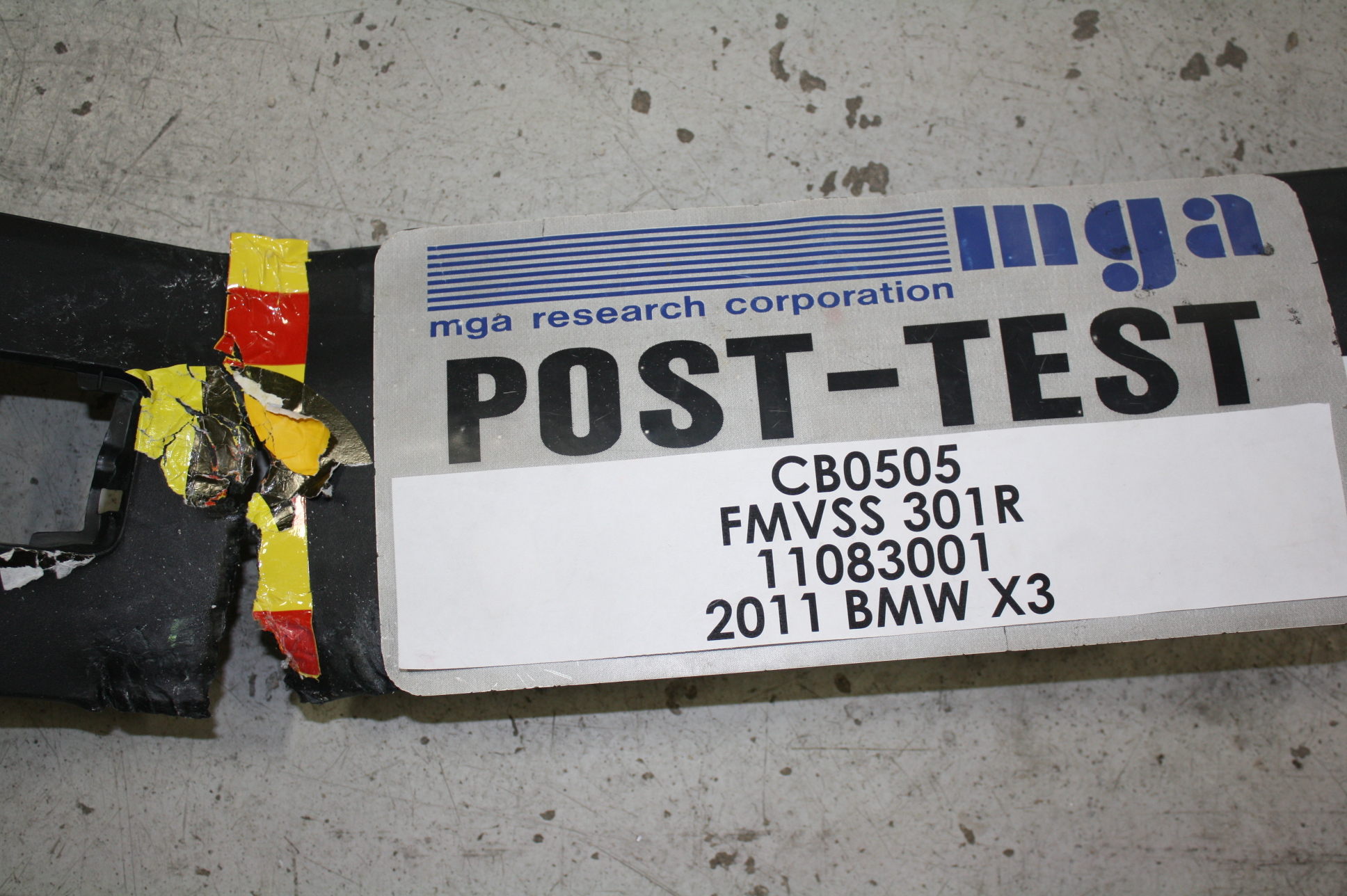 2011 BMW X3 crash image 20
