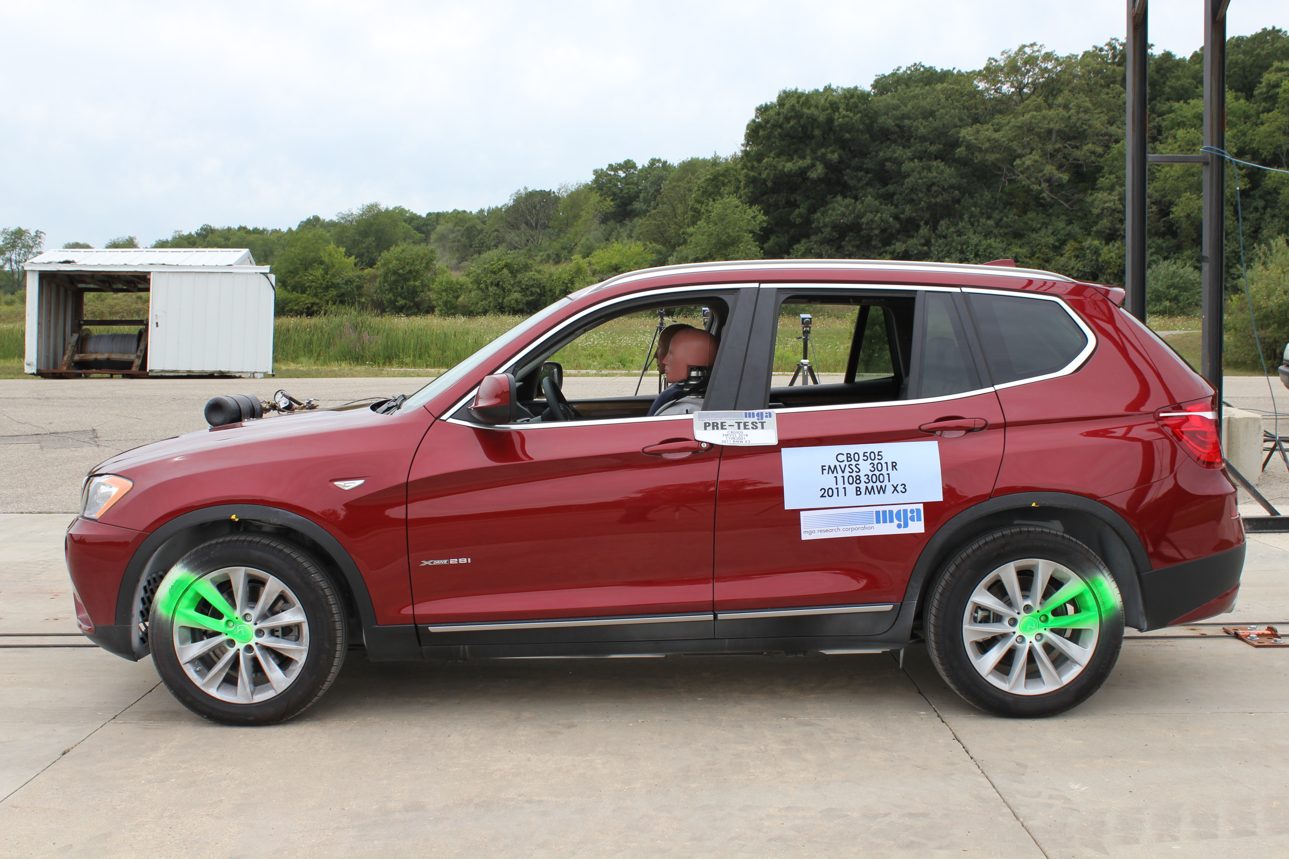 2011 BMW X3 crash image 5