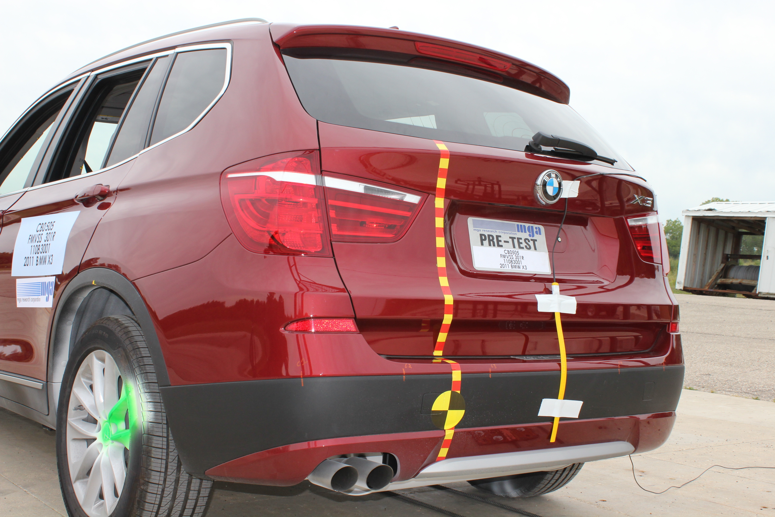 2011 BMW X3 crash image 7