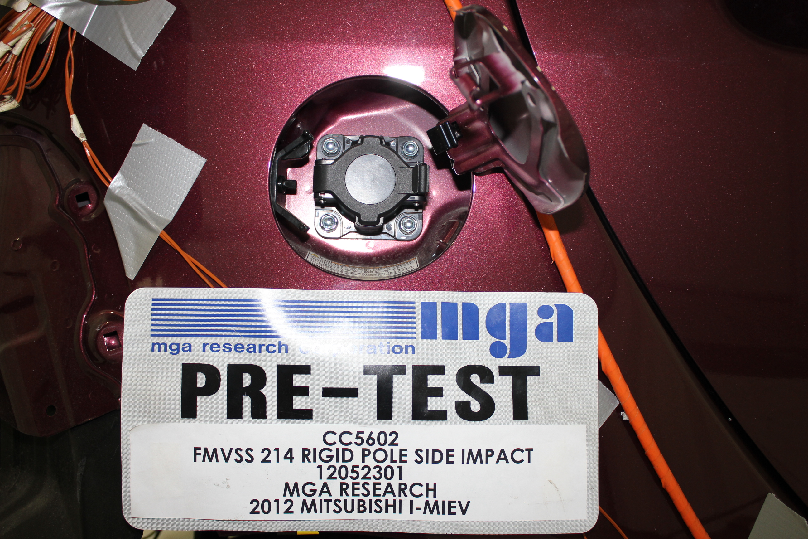 2012 MITSUBISHI IMiEV crash image