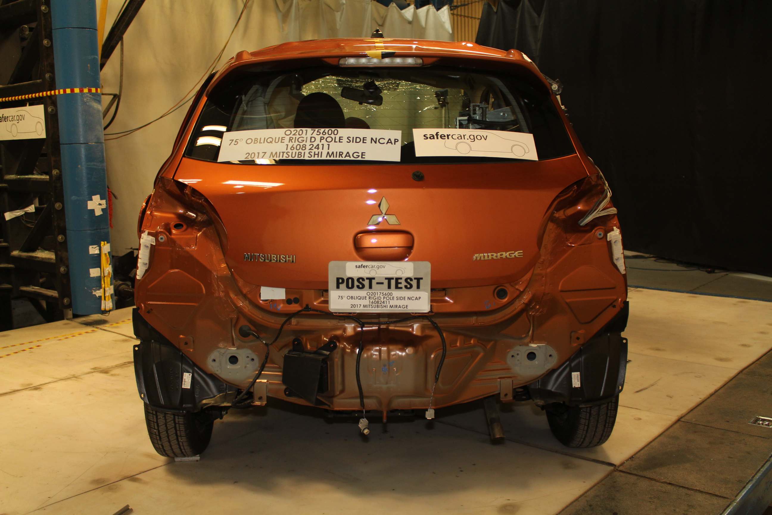 2017 MITSUBISHI MIRAGE crash image 12