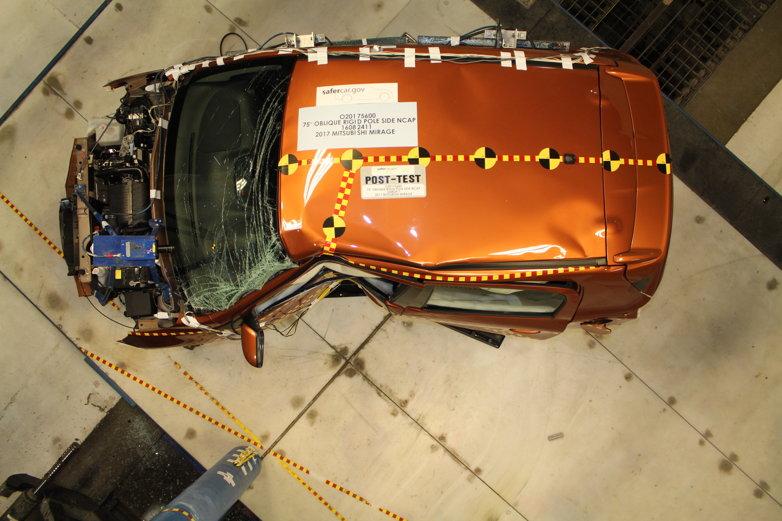 2017 MITSUBISHI MIRAGE crash image 16