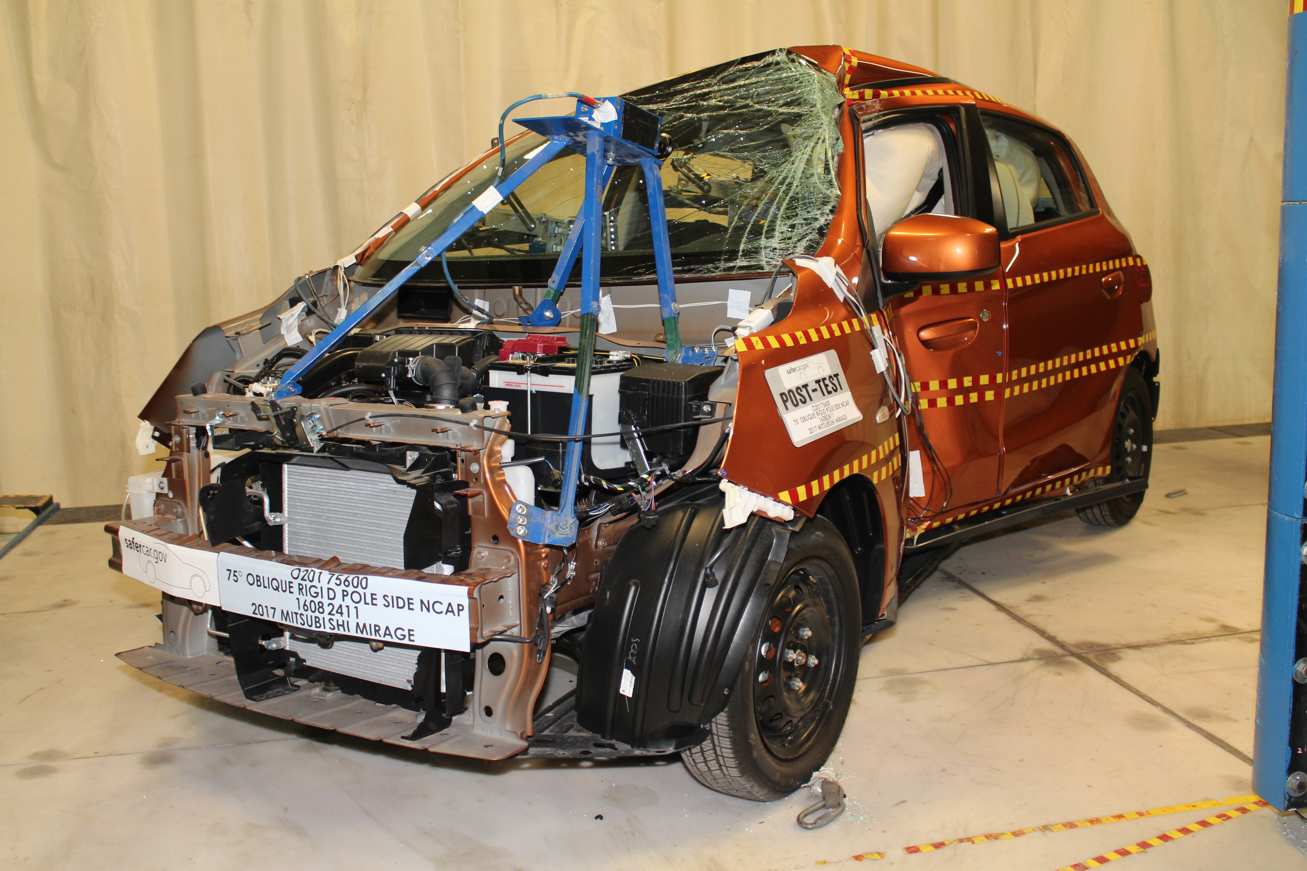 2017 MITSUBISHI MIRAGE crash image 6
